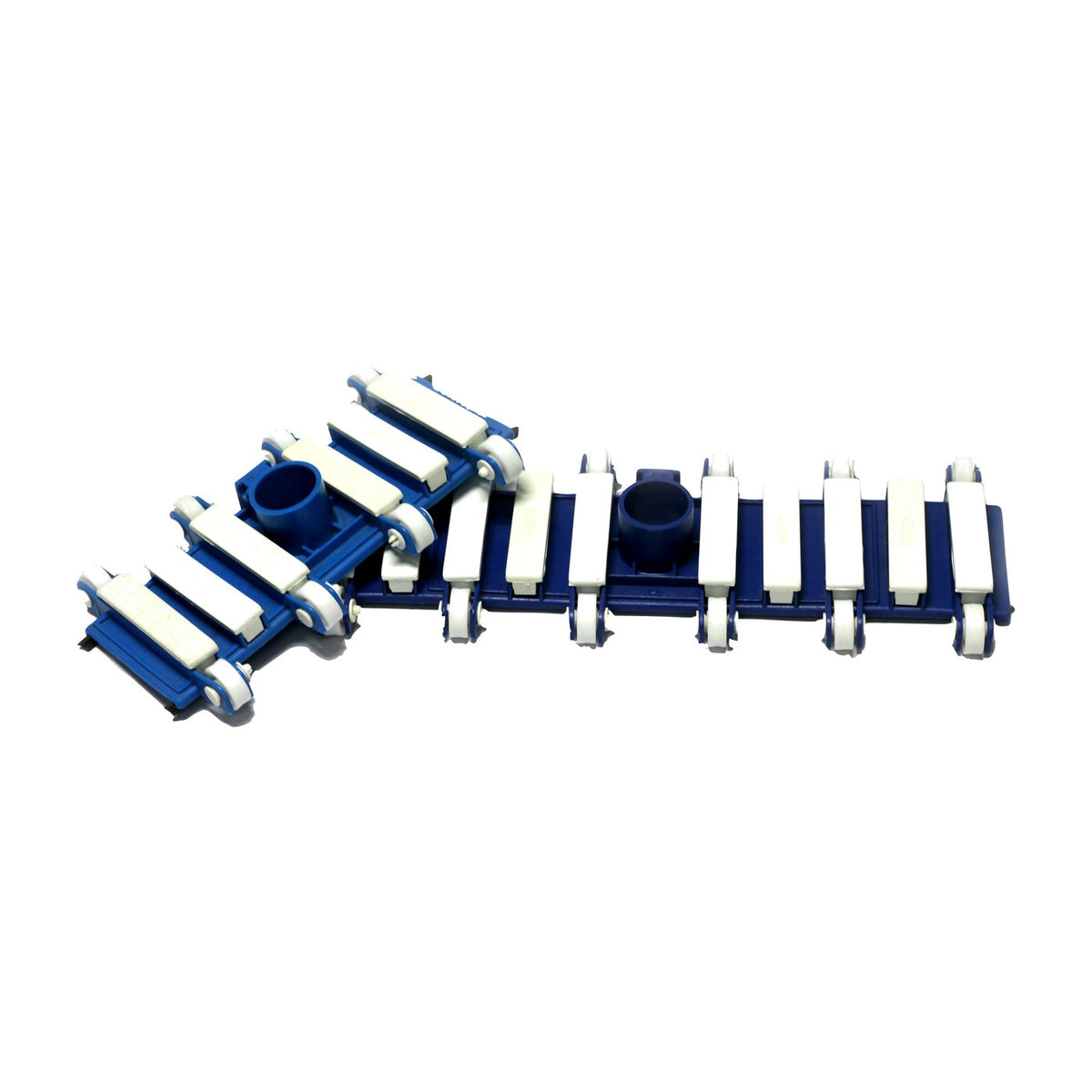 Waterstar flexible pool vacuum head on wheels, product photo on white background