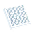 Waterstar frame and grate floor drain, product photo on white background