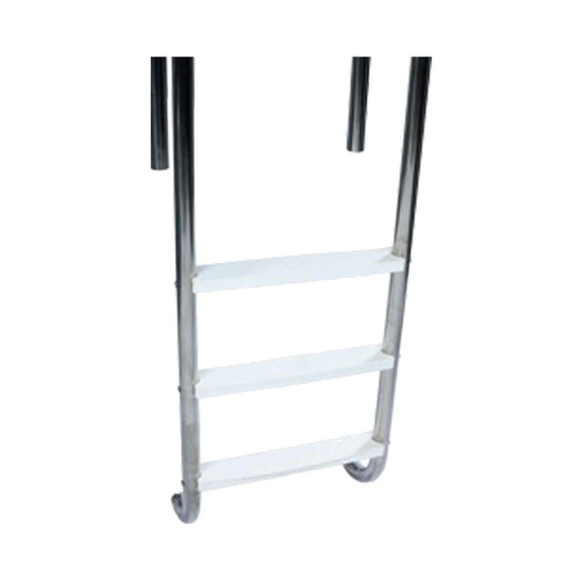 Waterstar stainless steel pool ladder, 4 steps, product photo on white background