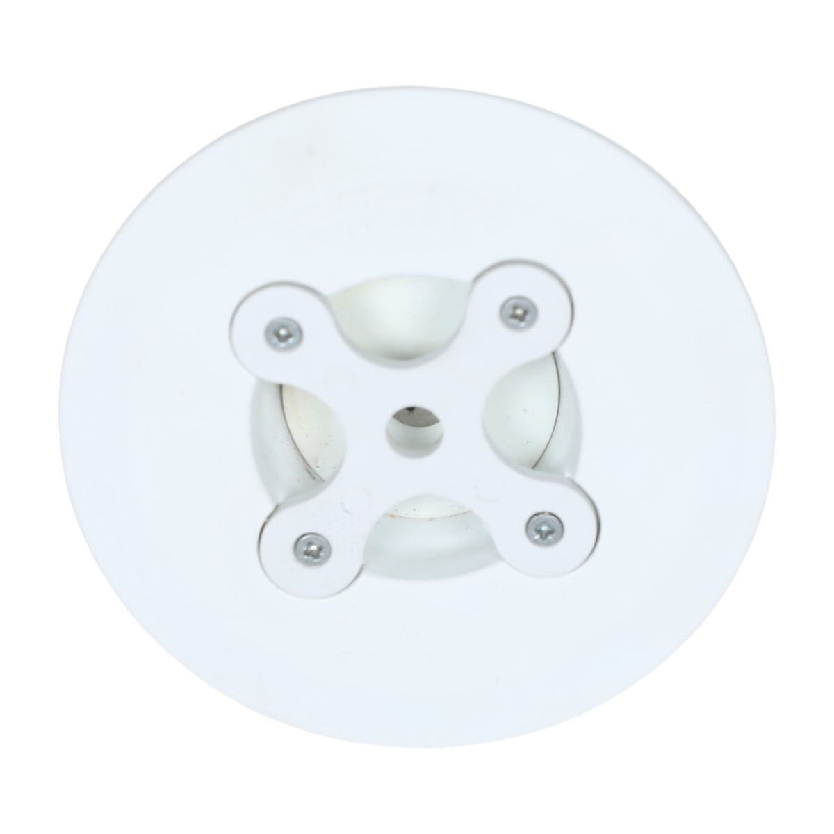 Waterstar pool floor inlet, front view of the adjustable outlet, white background