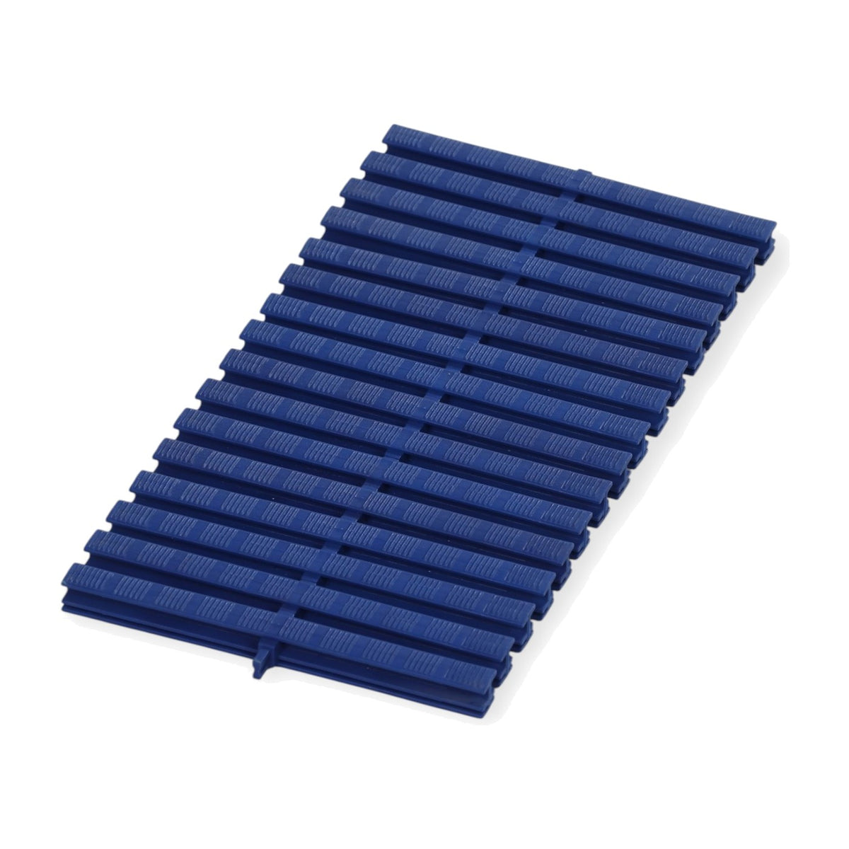 Waterstar pool overflow grating, Cleopatra model, navy, white background