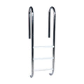 Waterstar stainless steel pool ladder, 2 steps, product photo on white background