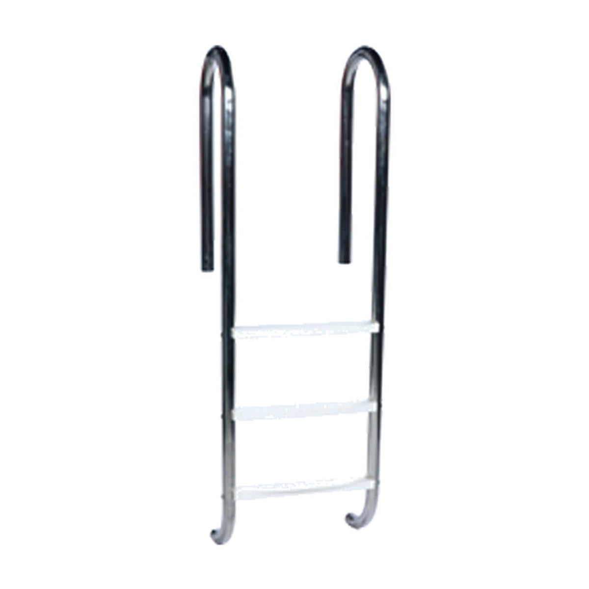 Waterstar stainless steel pool ladder, 2 steps, product photo on white background